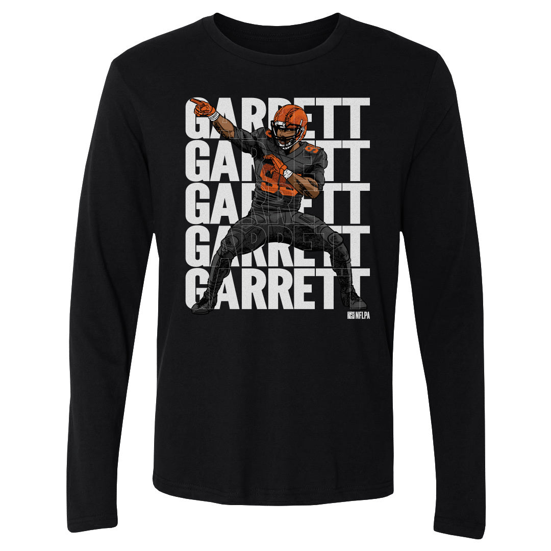 Myles Garrett Men's Long Sleeve T-Shirt | 500 LEVEL