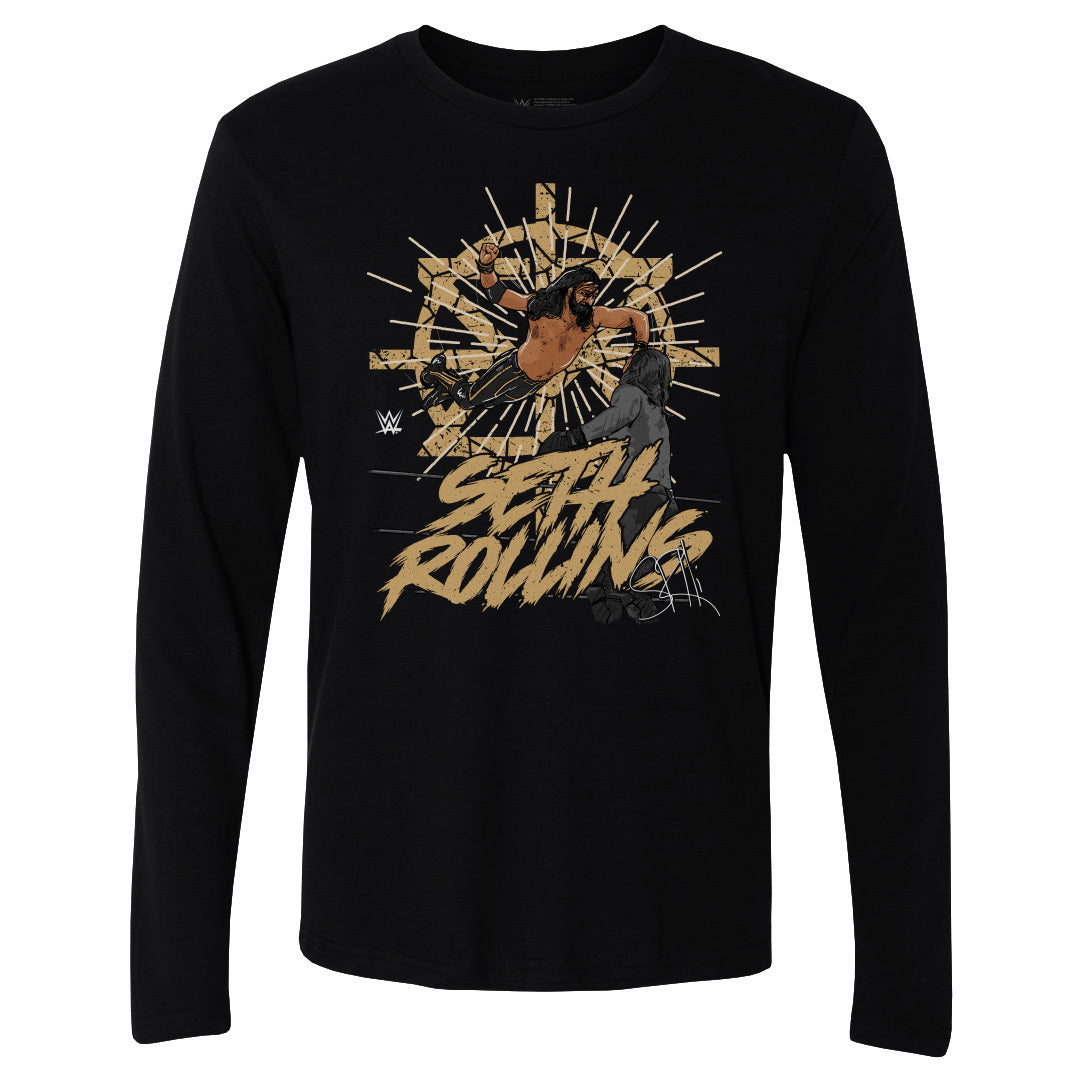 Seth Rollins Men&#39;s Long Sleeve T-Shirt | 500 LEVEL