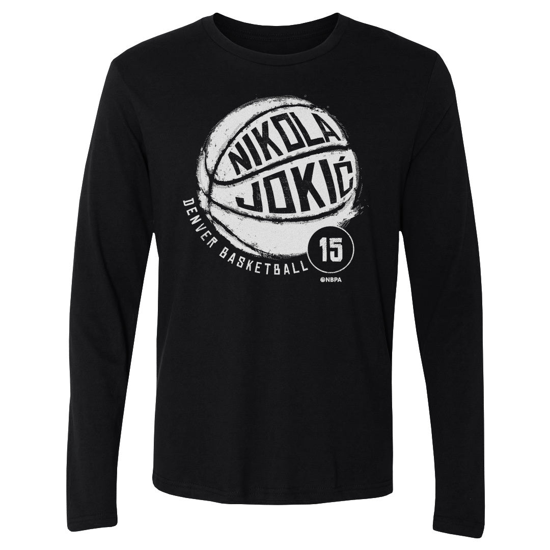 Nikola Jokic Men's Long Sleeve T-Shirt | 500 LEVEL