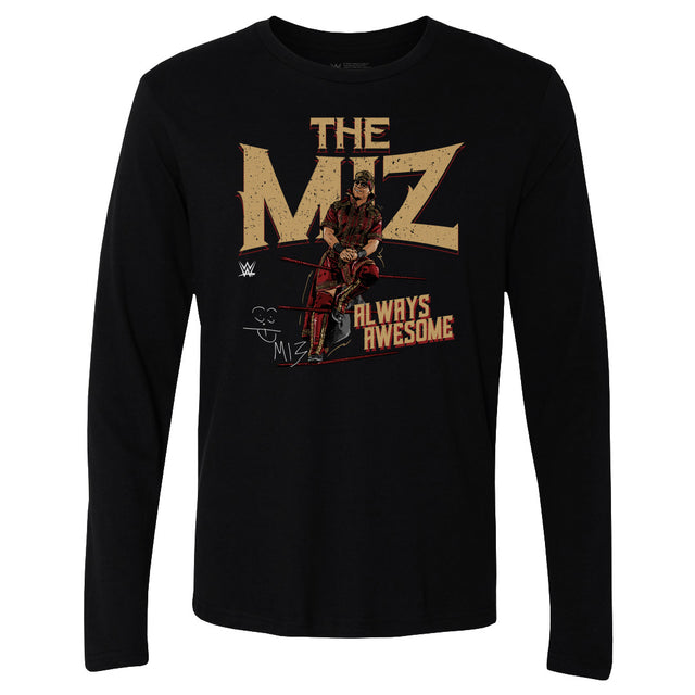 The Miz Men's Long Sleeve T-Shirt | 500 LEVEL
