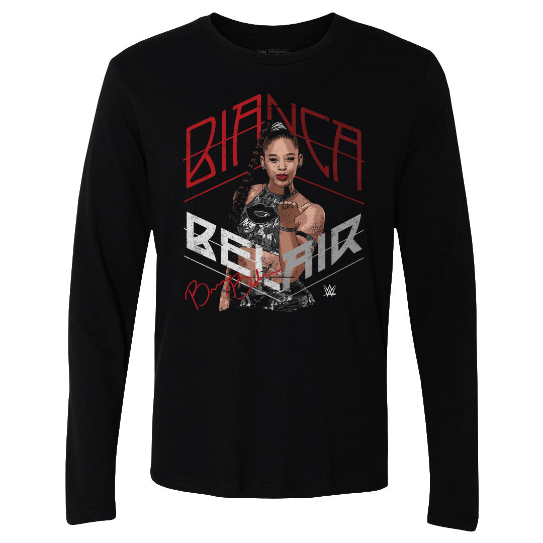 Bianca Belair Men's Long Sleeve T-Shirt | 500 LEVEL