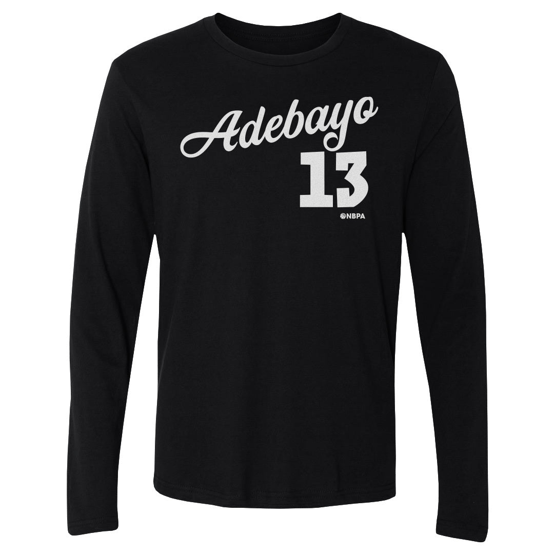 Bam Adebayo Men's Long Sleeve T-Shirt | 500 LEVEL