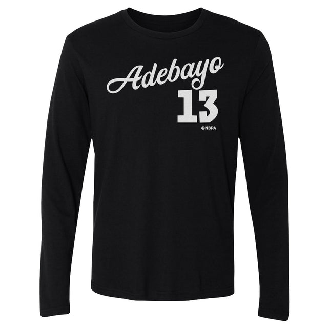Bam Adebayo Men's Long Sleeve T-Shirt | 500 LEVEL