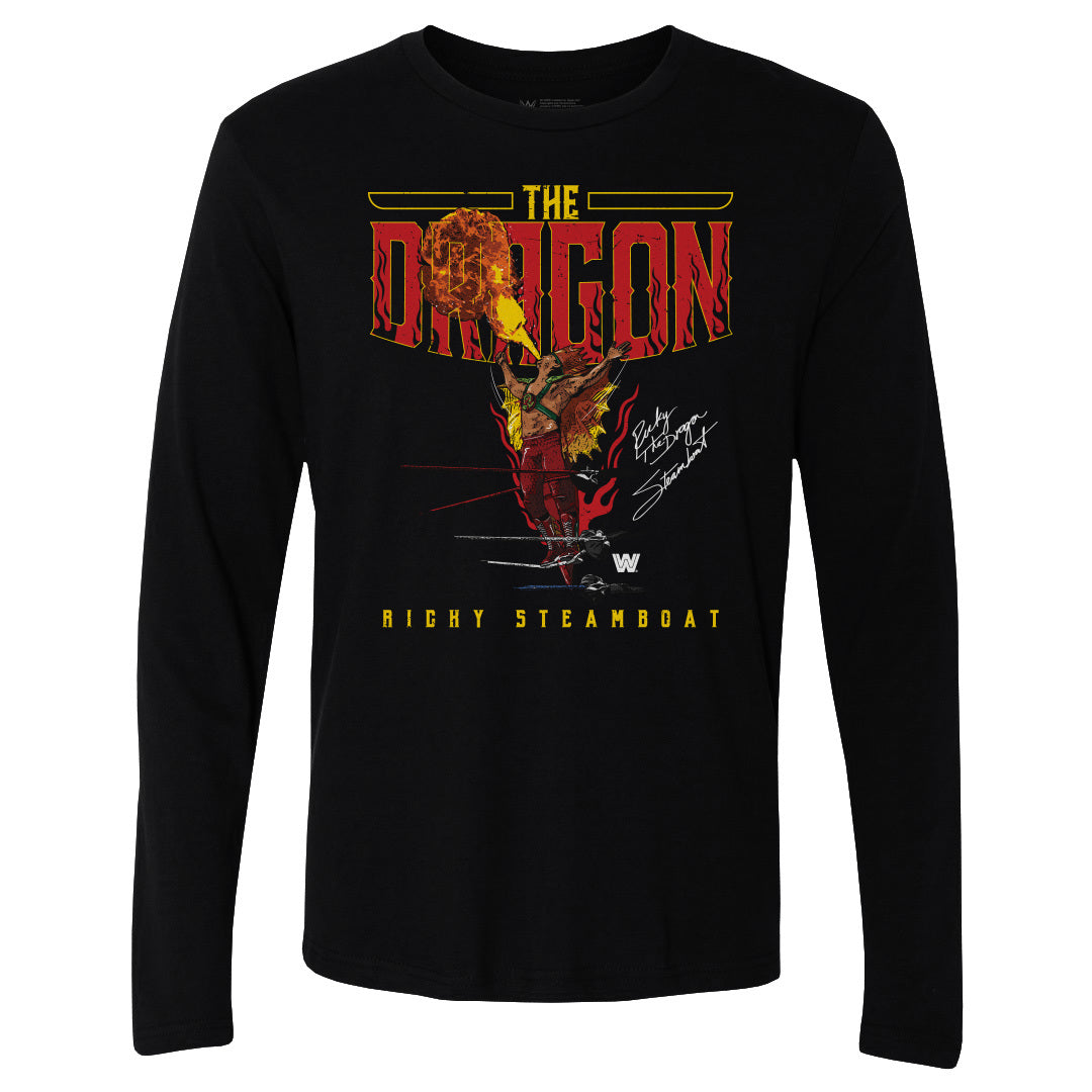 Ricky The Dragon Steamboat Men's Long Sleeve T-Shirt | 500 LEVEL