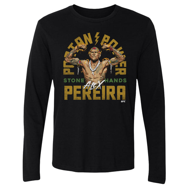 Alex Pereira Men's Long Sleeve T-Shirt | 500 LEVEL