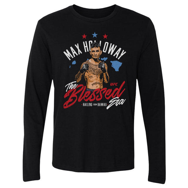 Max Holloway Men's Long Sleeve T-Shirt | 500 LEVEL