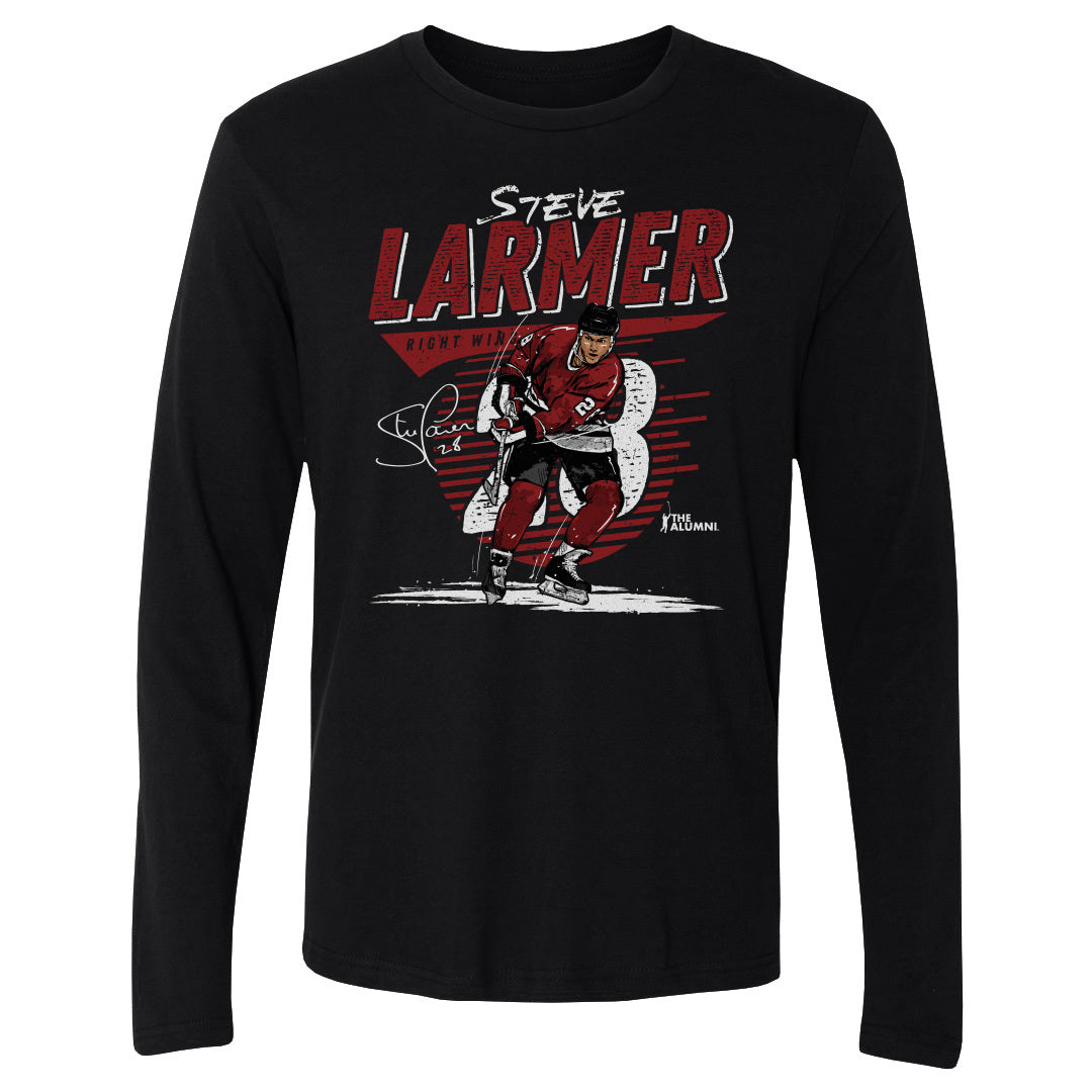 Steve Larmer Men&#39;s Long Sleeve T-Shirt | 500 LEVEL