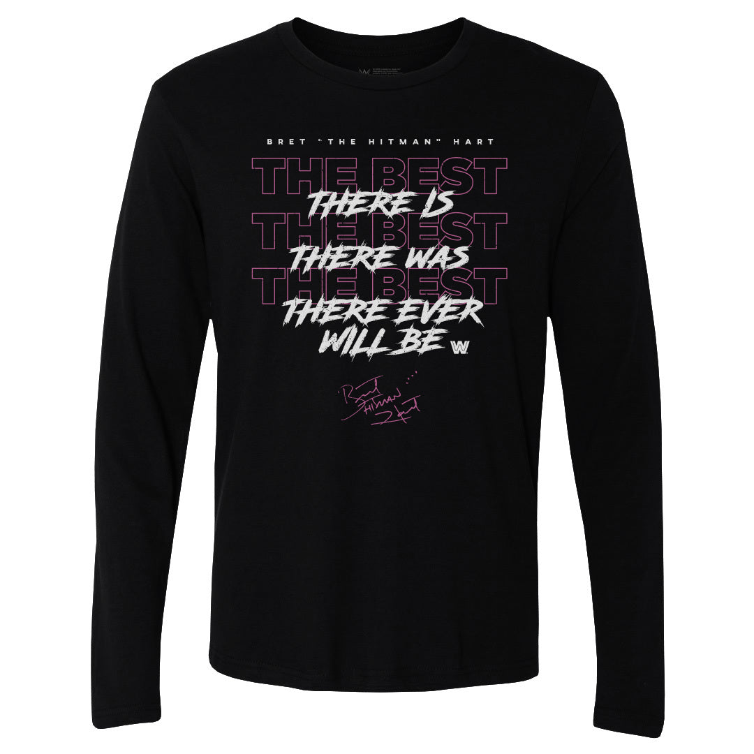 Bret Hart Men&#39;s Long Sleeve T-Shirt | 500 LEVEL