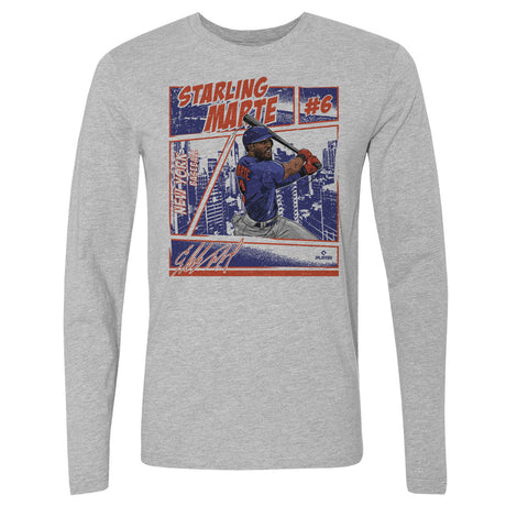 Starling Marte Men's Long Sleeve T-Shirt | 500 LEVEL