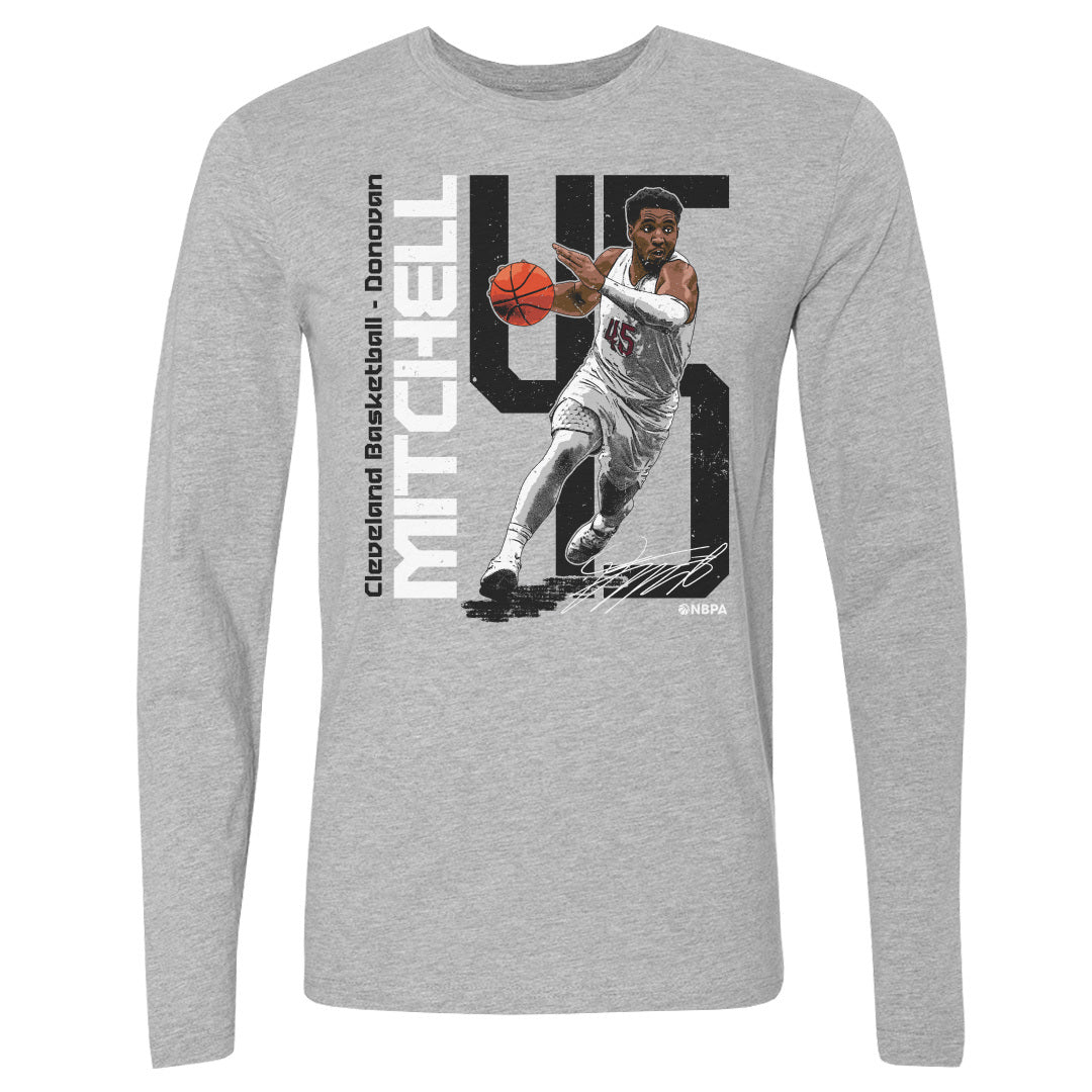 Donovan Mitchell Men's Long Sleeve T-Shirt | 500 LEVEL