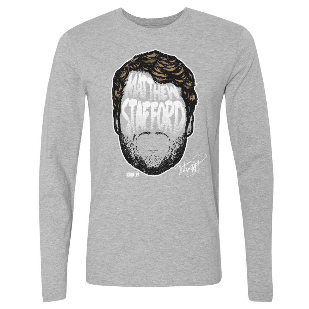 Matthew Stafford Men's Long Sleeve T-Shirt | 500 LEVEL