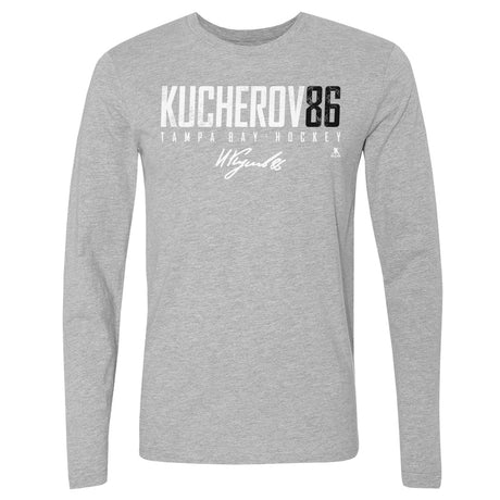 Nikita Kucherov Men's Long Sleeve T-Shirt | 500 LEVEL