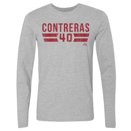 Willson Contreras Men's Long Sleeve T-Shirt | 500 LEVEL