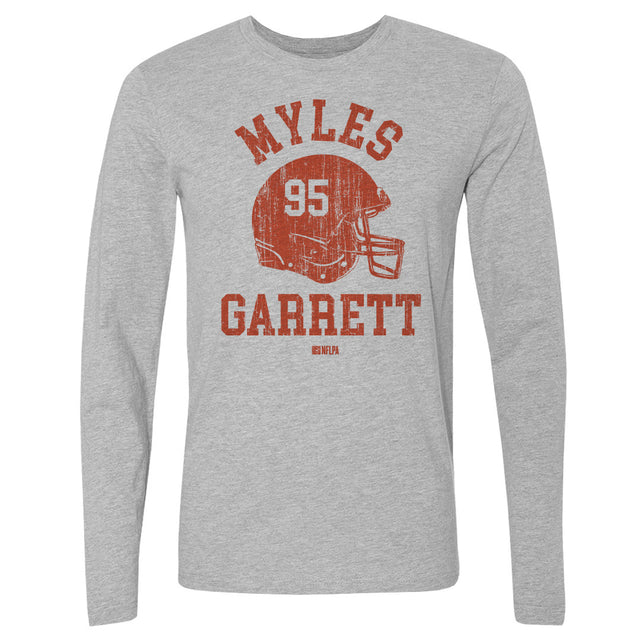 Myles Garrett Men's Long Sleeve T-Shirt | 500 LEVEL