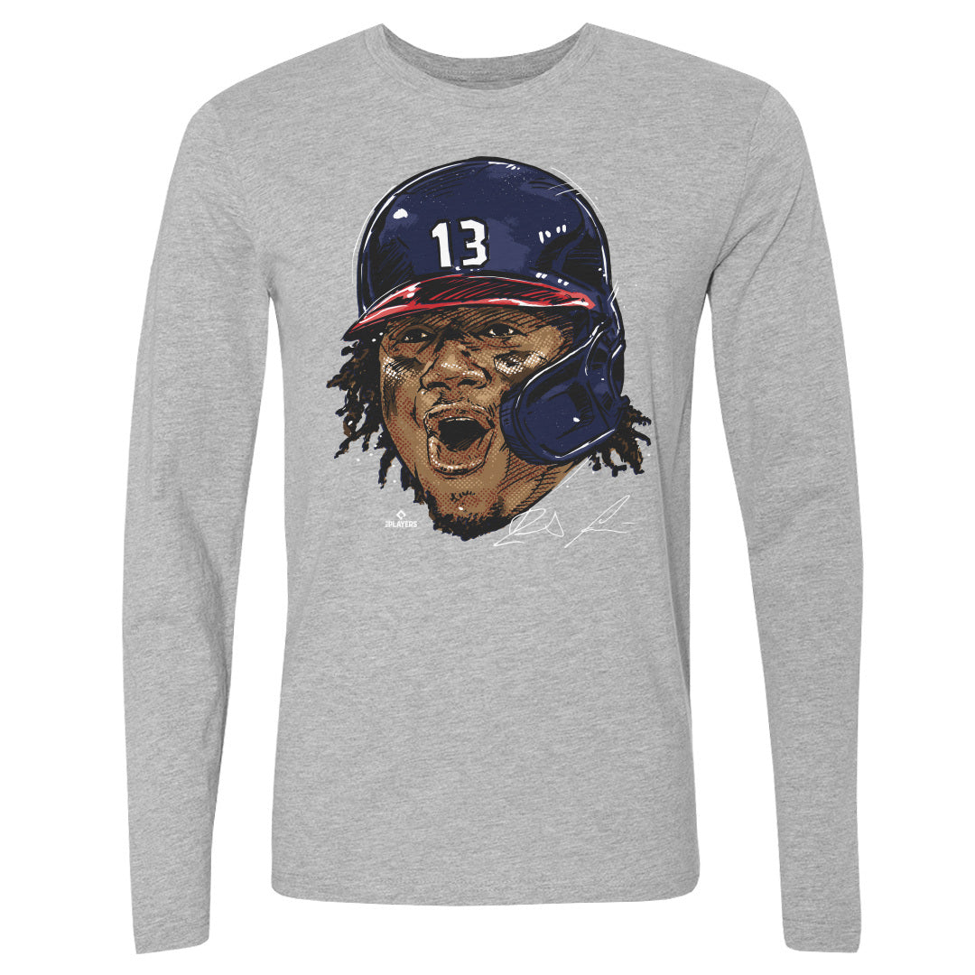 Ronald Acuna Jr. Men's Long Sleeve T-Shirt | 500 LEVEL