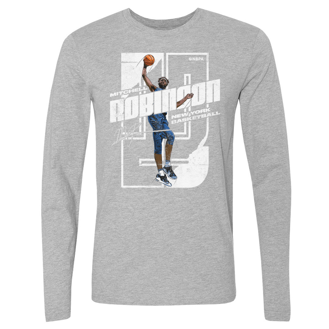 Mitchell Robinson Men's Long Sleeve T-Shirt | 500 LEVEL