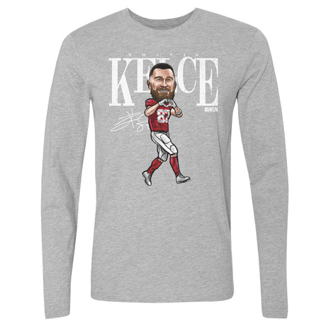 Travis Kelce Men's Long Sleeve T-Shirt | 500 LEVEL