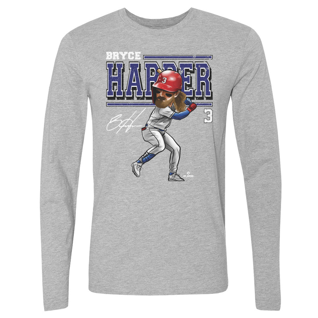 Bryce Harper Men's Long Sleeve T-Shirt | 500 LEVEL
