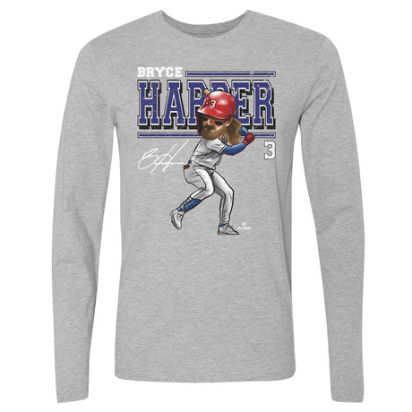 Bryce Harper Men's Long Sleeve T-Shirt | 500 LEVEL