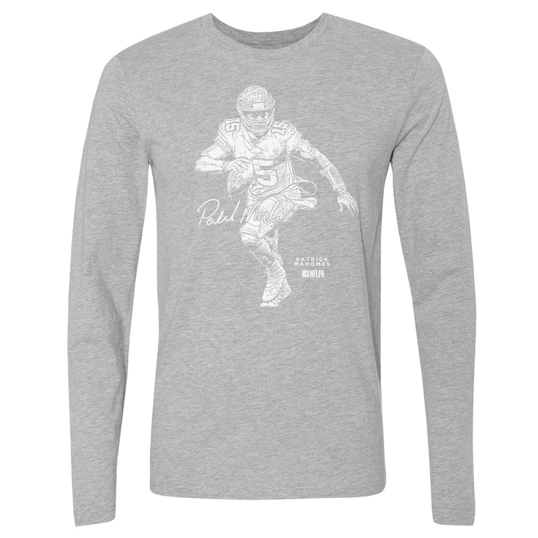 Patrick Mahomes Men's Long Sleeve T-Shirt | 500 LEVEL