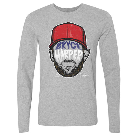 Bryce Harper Men's Long Sleeve T-Shirt | 500 LEVEL