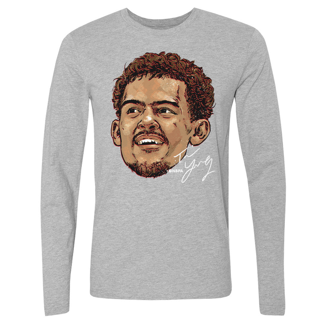 Trae Young Men's Long Sleeve T-Shirt | 500 LEVEL