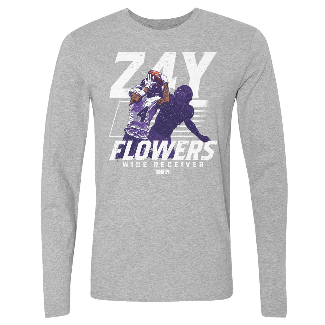 Zay Flowers Men&#39;s Long Sleeve T-Shirt | 500 LEVEL