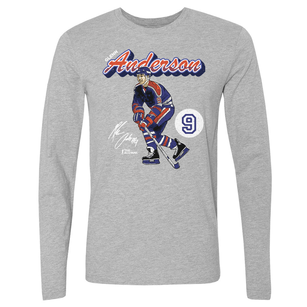 Glenn Anderson Men's Long Sleeve T-Shirt | 500 LEVEL