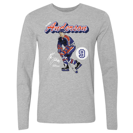 Glenn Anderson Men's Long Sleeve T-Shirt | 500 LEVEL