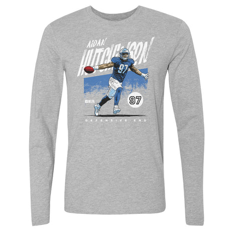 Aidan Hutchinson Men's Long Sleeve T-Shirt | 500 LEVEL