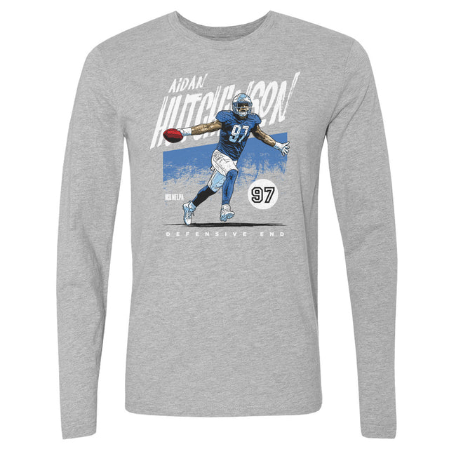 Aidan Hutchinson Men's Long Sleeve T-Shirt | 500 LEVEL
