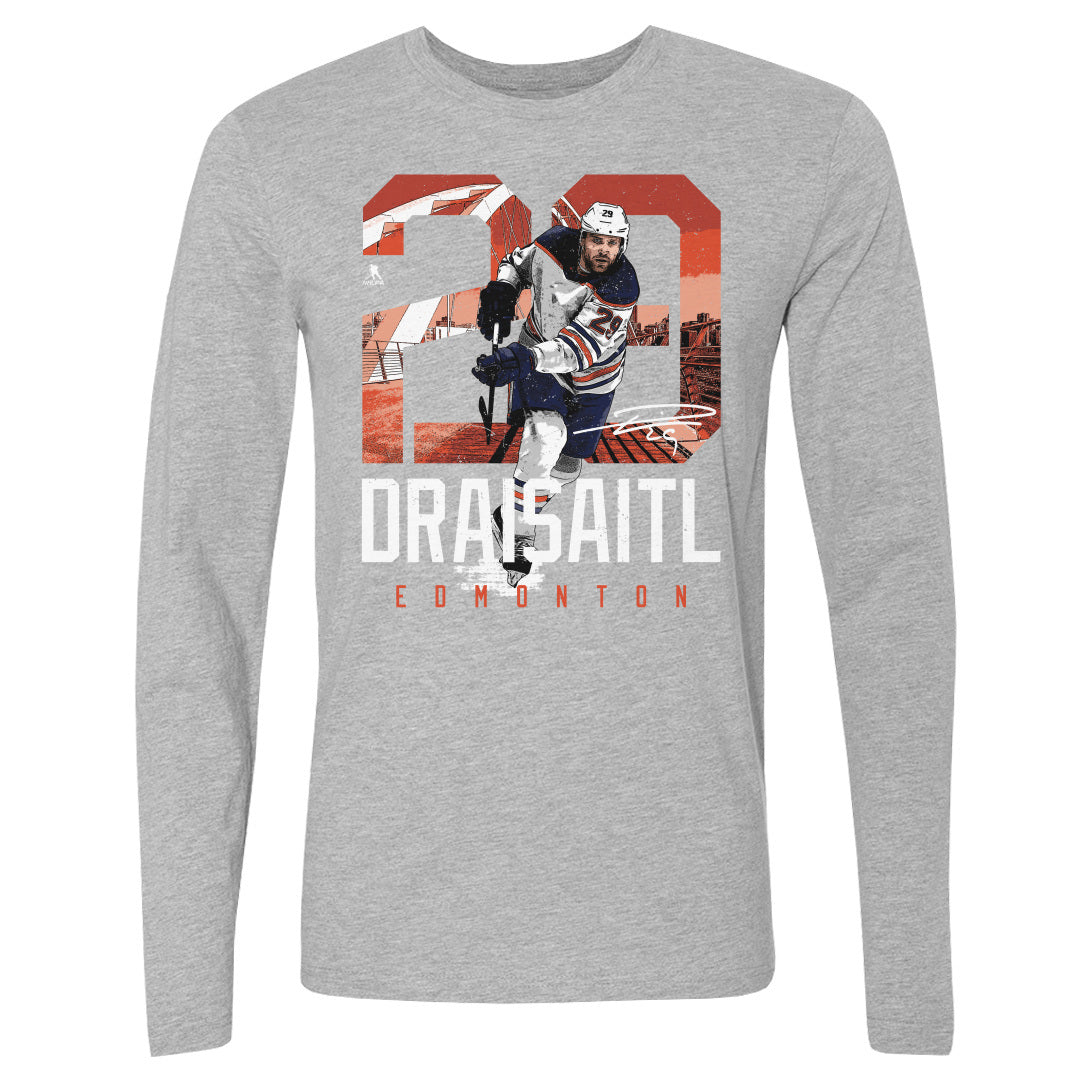 Leon Draisaitl Men's Long Sleeve T-Shirt | 500 LEVEL