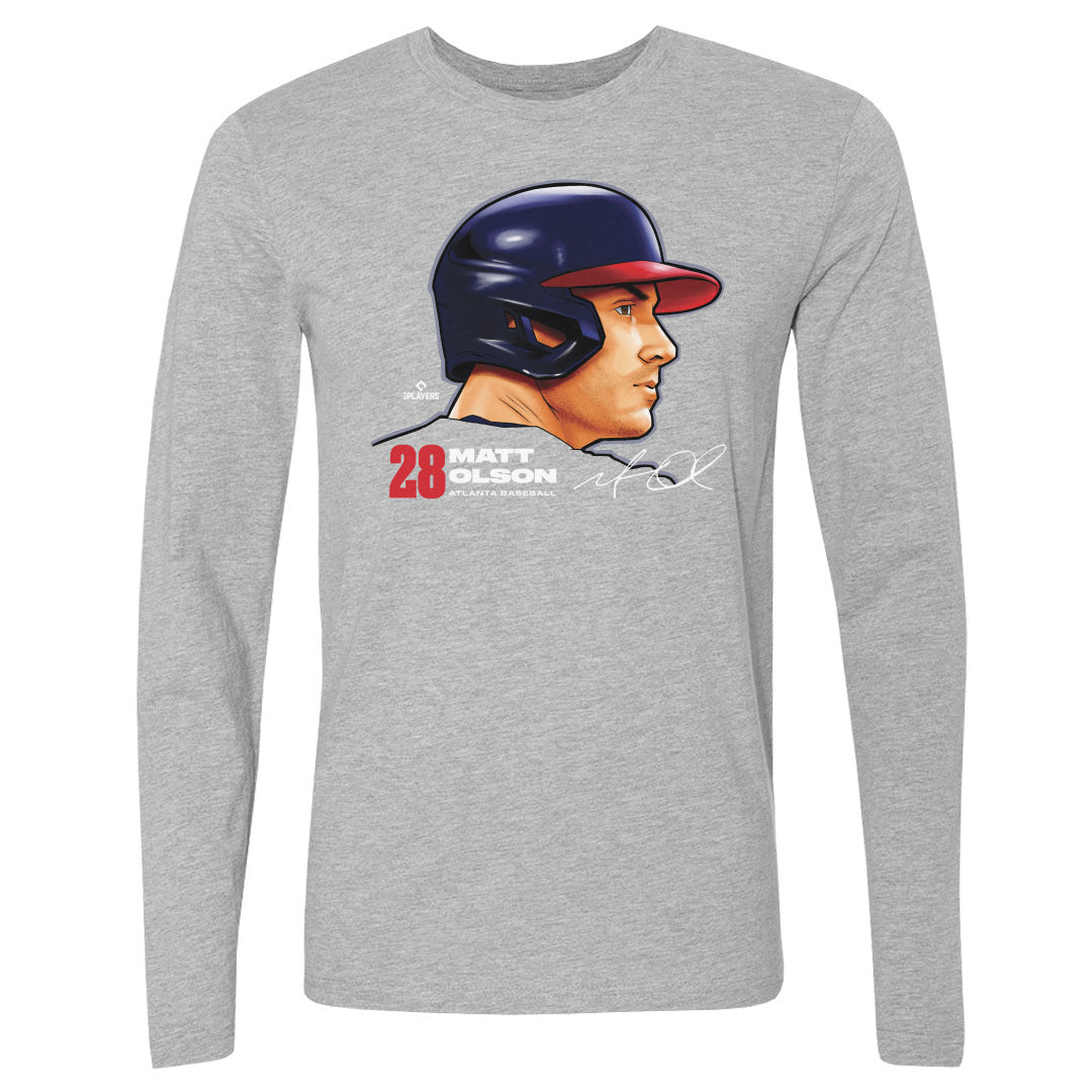 Matt Olson Men's Long Sleeve T-Shirt | 500 LEVEL