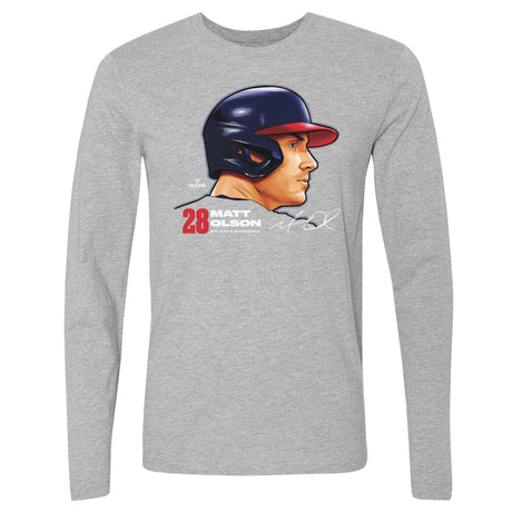 Matt Olson Men's Long Sleeve T-Shirt | 500 LEVEL