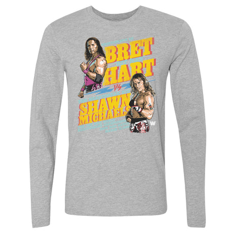 Bret Hart Men's Long Sleeve T-Shirt | 500 LEVEL
