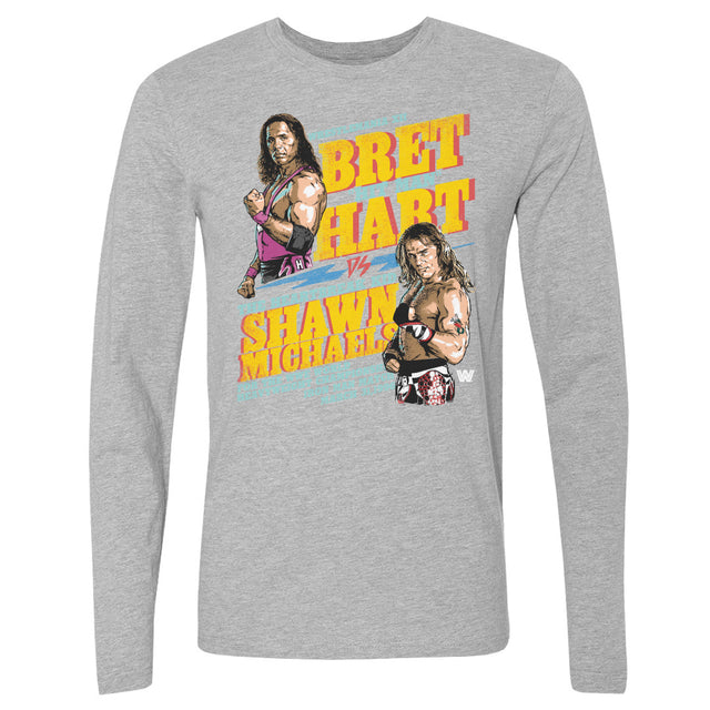 Bret Hart Men's Long Sleeve T-Shirt | 500 LEVEL