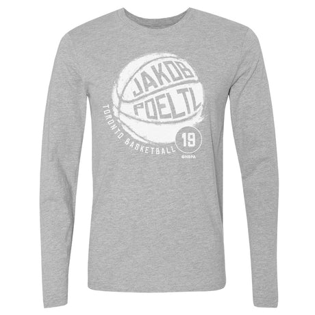 Jakob Poeltl Men's Long Sleeve T-Shirt | 500 LEVEL