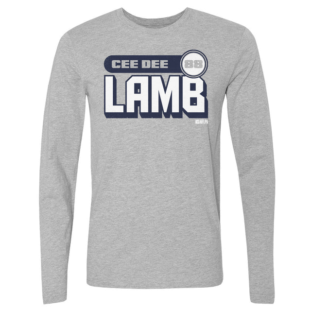 CeeDee Lamb Men's Long Sleeve T-Shirt | 500 LEVEL