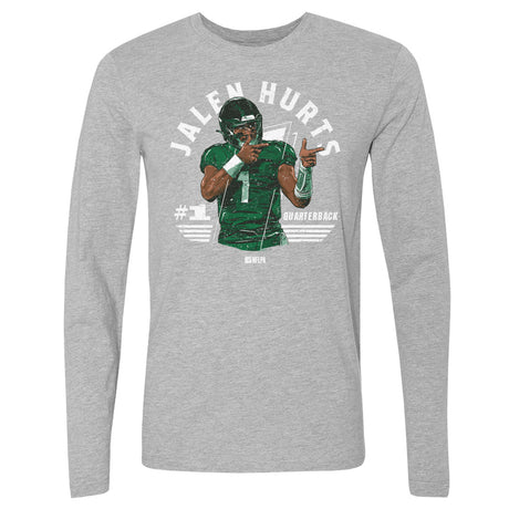 Jalen Hurts Men's Long Sleeve T-Shirt | 500 LEVEL