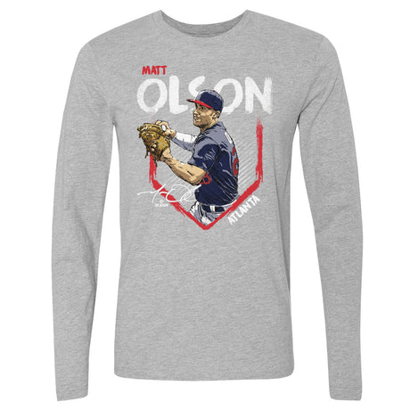 Matt Olson Men's Long Sleeve T-Shirt | 500 LEVEL