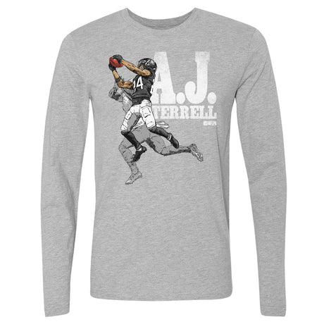 A.J. Terrell Men's Long Sleeve T-Shirt | 500 LEVEL