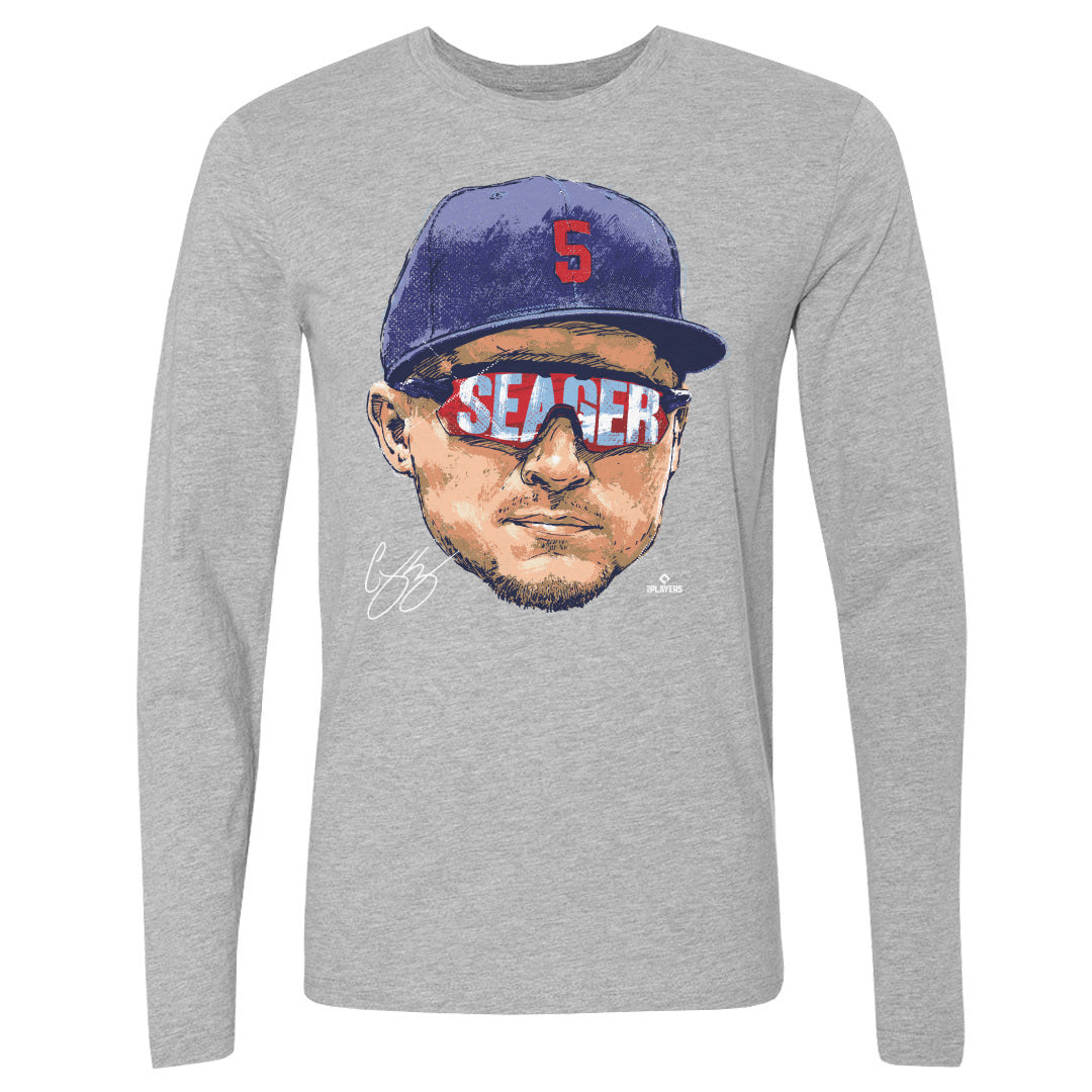 Corey Seager Men's Long Sleeve T-Shirt | 500 LEVEL