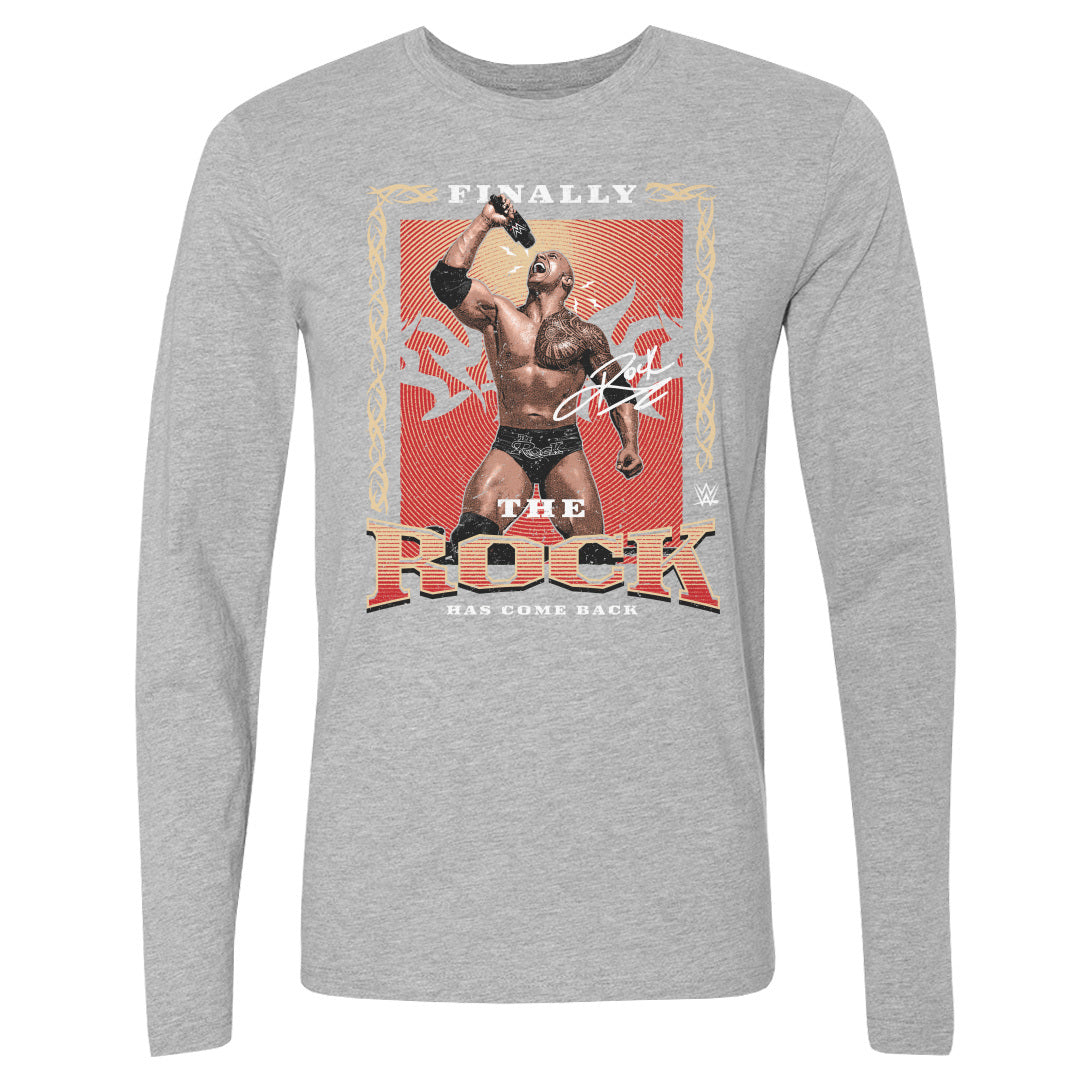 The Rock Men's Long Sleeve T-Shirt | 500 LEVEL