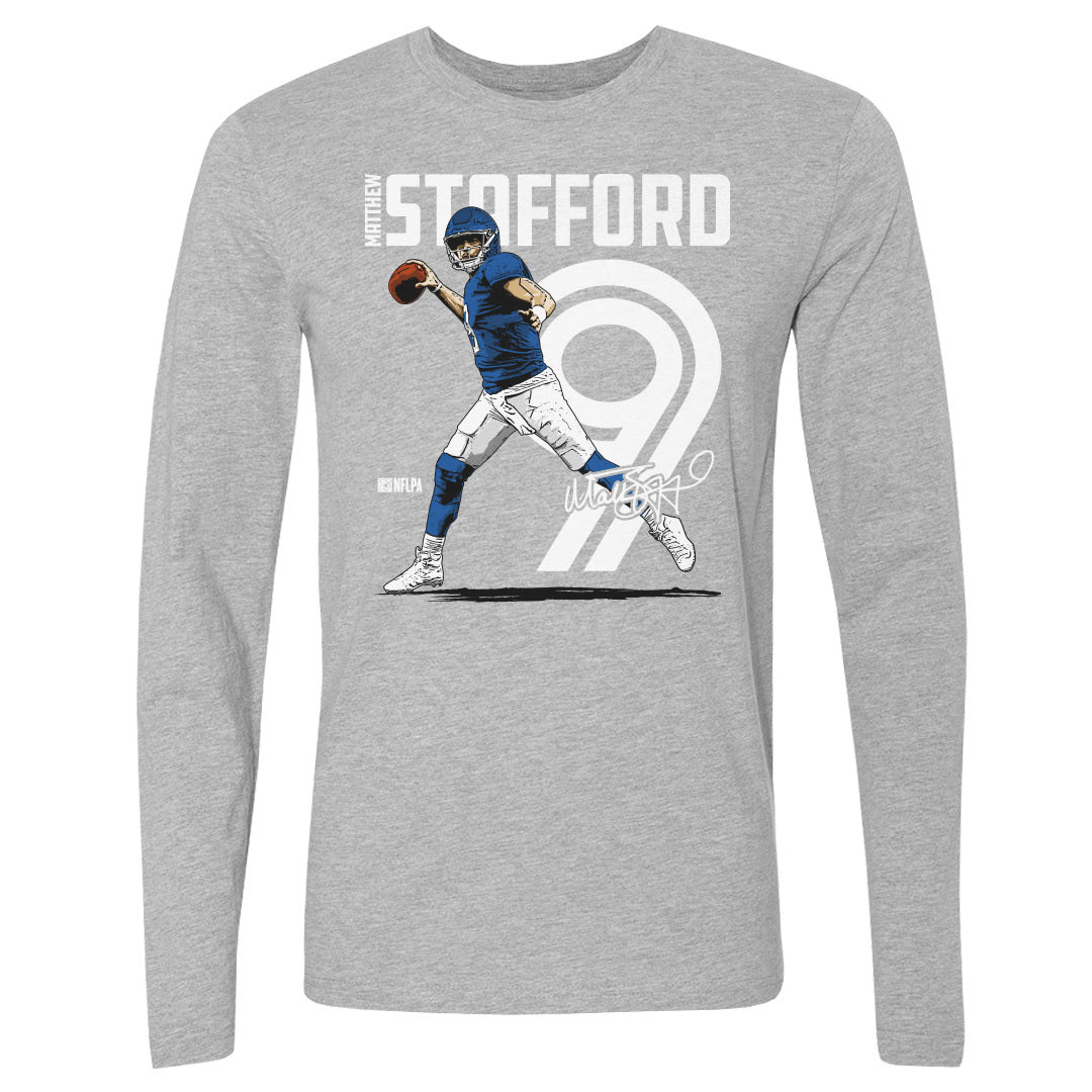 Matthew Stafford Men's Long Sleeve T-Shirt | 500 LEVEL