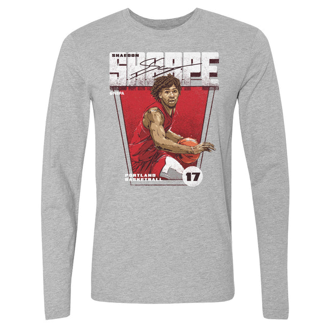 Shaedon Sharpe Men's Long Sleeve T-Shirt | 500 LEVEL