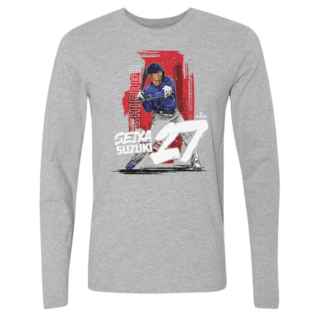 Seiya Suzuki Men's Long Sleeve T-Shirt | 500 LEVEL