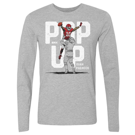 Isiah Pacheco Men's Long Sleeve T-Shirt | 500 LEVEL