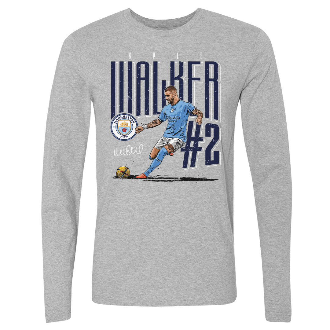 Kyle Walker Men's Long Sleeve T-Shirt | 500 LEVEL