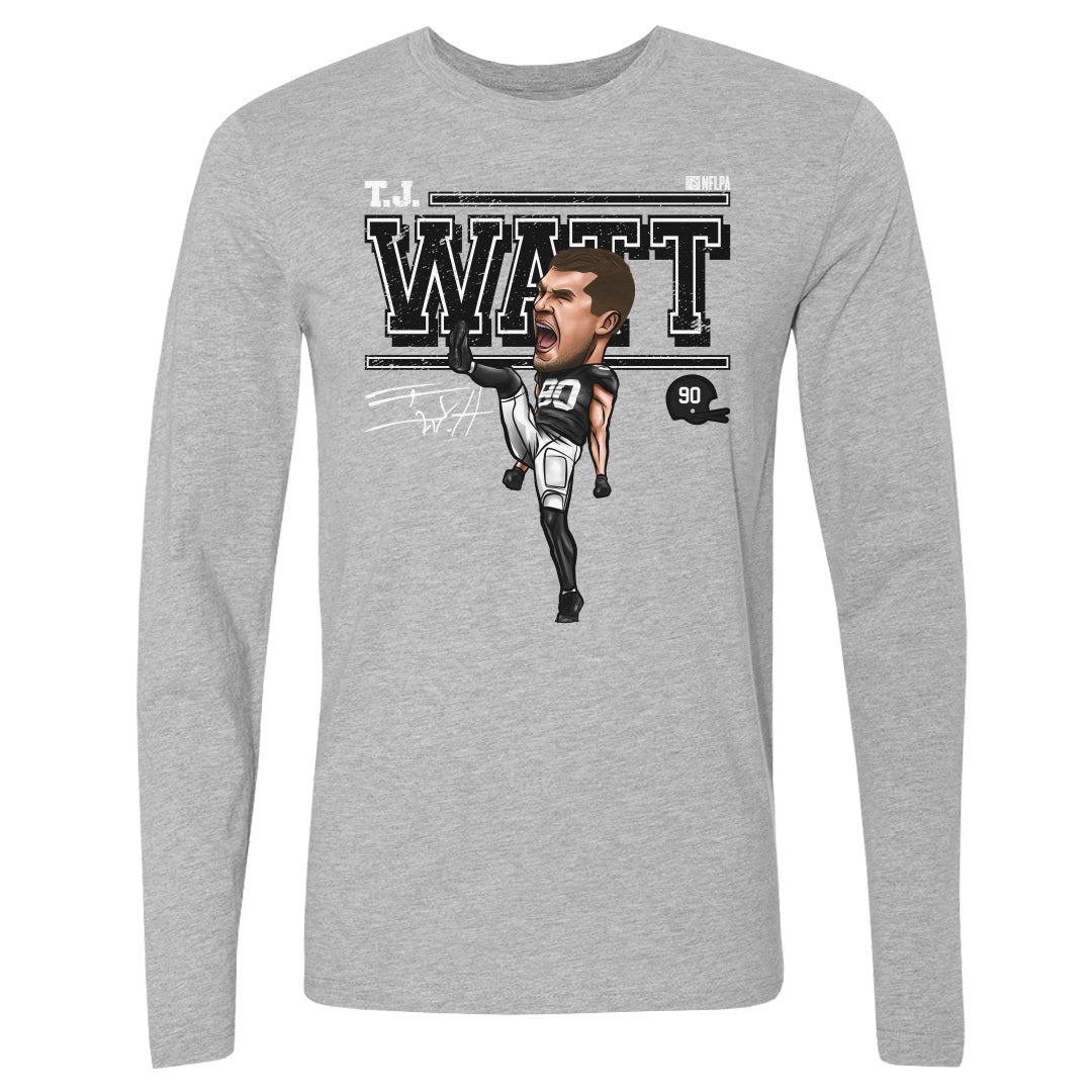 T.J. Watt Men's Long Sleeve T-Shirt | 500 LEVEL