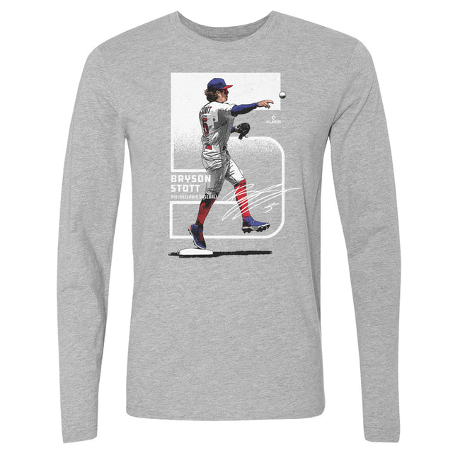 Bryson Stott Men's Long Sleeve T-Shirt | 500 LEVEL